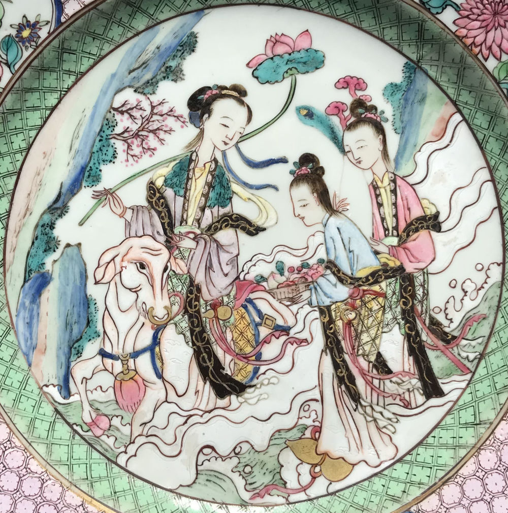 Famille rose Porcelain Yongzheng (1723-1735), circa 1735, China Famille rose Porcelain Yongzheng (1723-1735), circa 1735, China