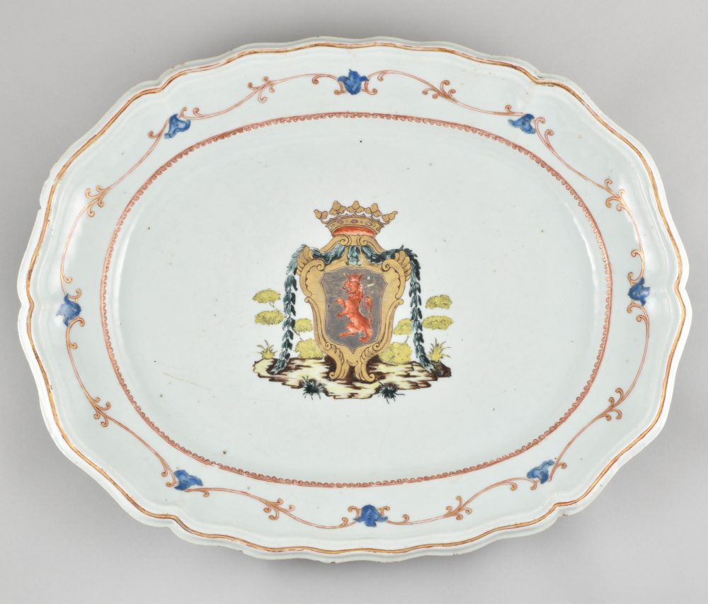 Porcelain Qianlong (1735-1795), circa 1755, China Porcelain Qianlong (1735-1795), circa 1755, China