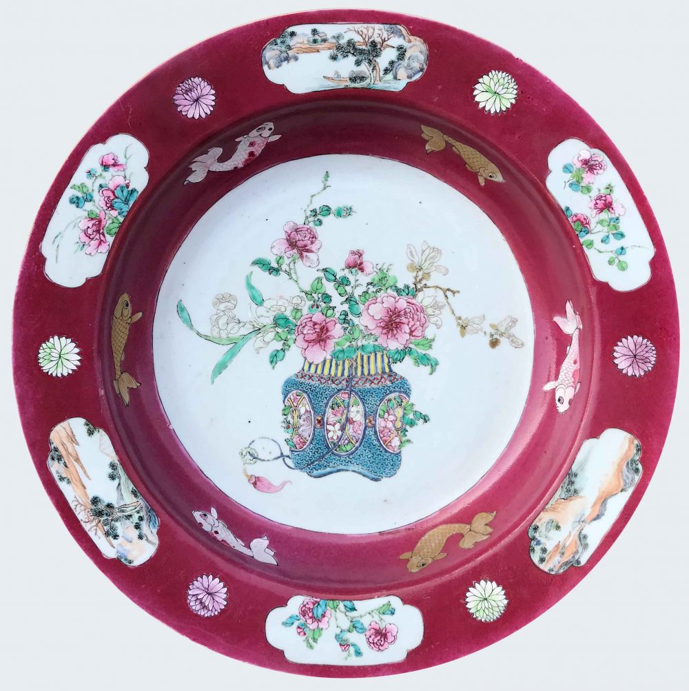 Famille rose Porcelain Yongzheng (1723-1735), circa 1730, China Famille rose Porcelain Yongzheng (1723-1735), circa 1730, China