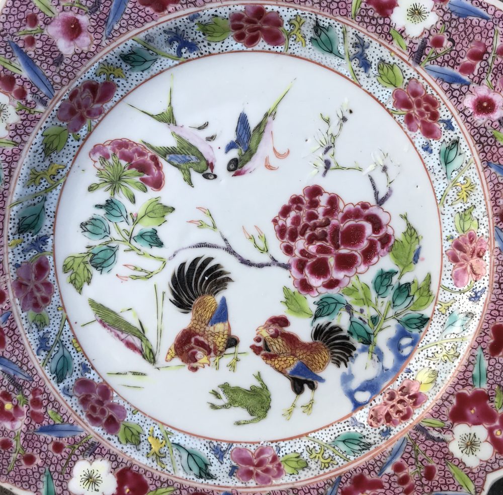 Famille rose Porcelain Yongzheng (1723-1735), China Famille rose Porcelain Yongzheng (1723-1735), China