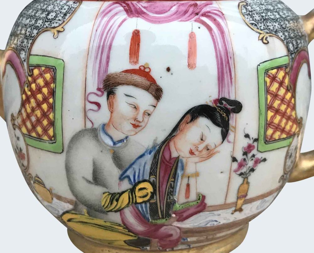 Famille rose Porcelaine Qianlong (1735-1795), China Famille rose Porcelaine Qianlong (1735-1795), China