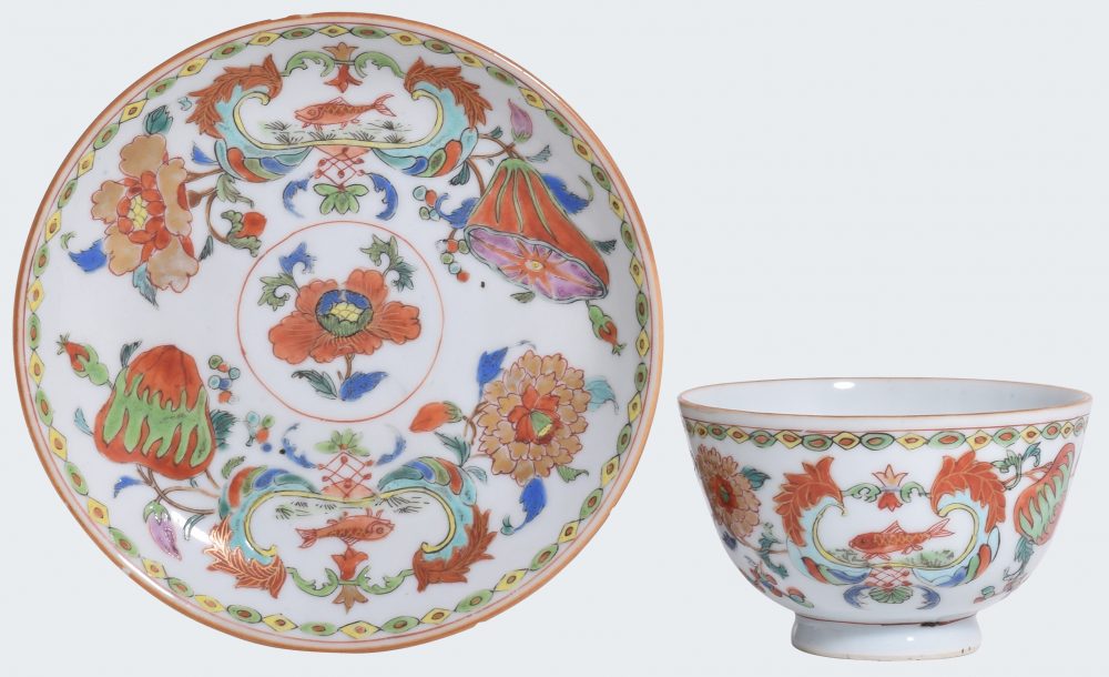 Famille rose Porcelain Yongzheng period (1723-1735) or Qianlong period (1735-1795), China Famille rose Porcelain Yongzheng period (1723-1735) or Qianlong period (1735-1795), China