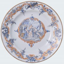 Porcelain Qianlong (1735-1795), circa 1745/1750, China Porcelain Qianlong (1735-1795), circa 1745/1750, China