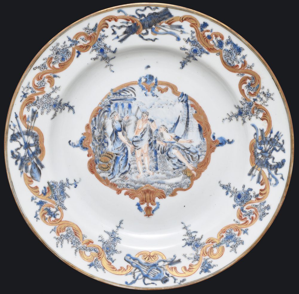 Porcelain Qianlong (1735-1795), circa 1745/1750, China Porcelain Qianlong (1735-1795), circa 1745/1750, China