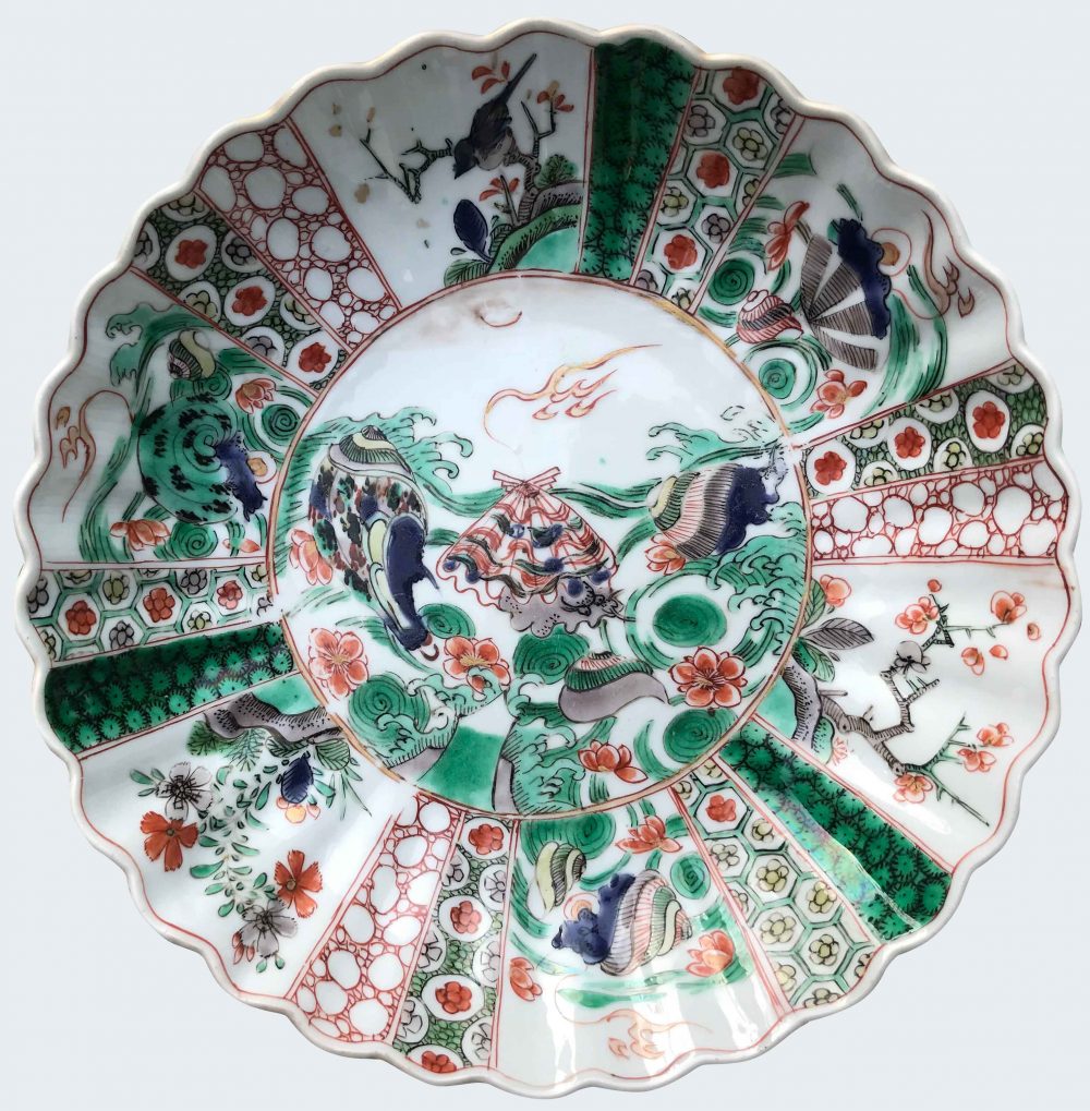 Famille verte Porcelain Kangxi (1662-1722), China Famille verte Porcelain Kangxi (1662-1722), China