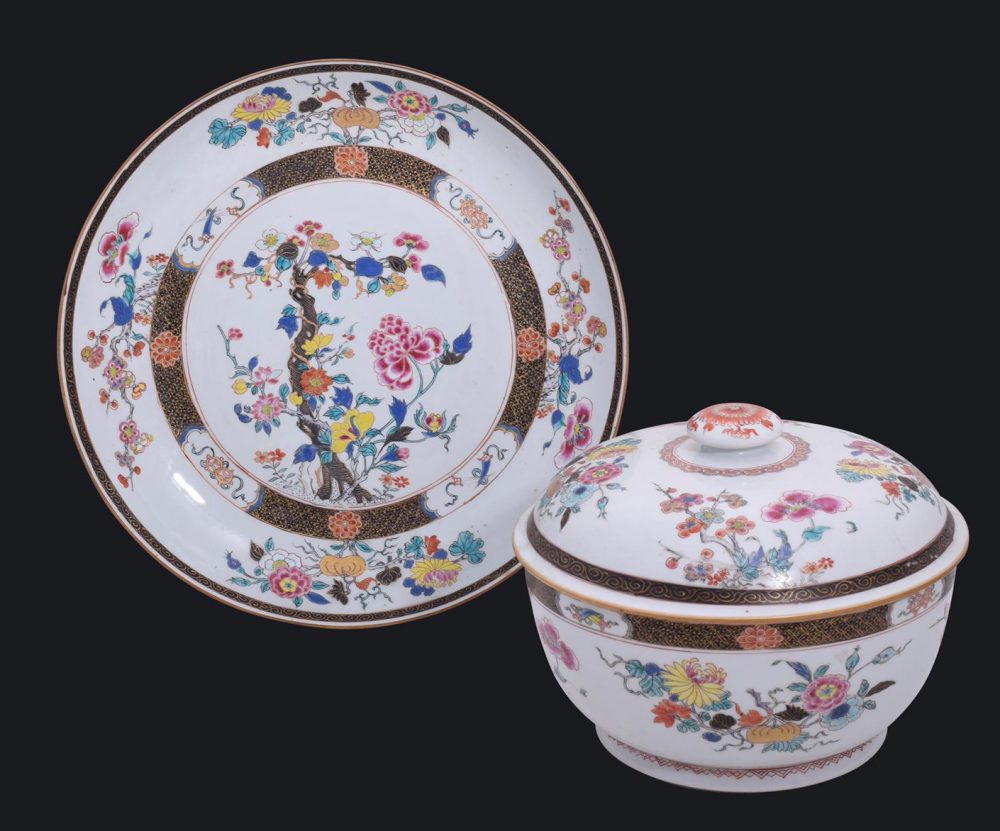 Famille rose Porcelain Yongzheng (1723-1735), China Famille rose Porcelain Yongzheng (1723-1735), China