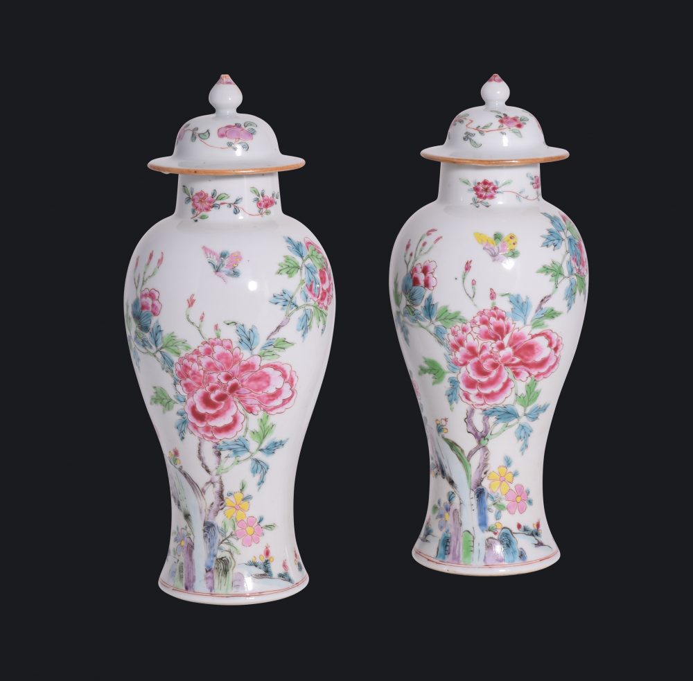 Famille rose Porcelain Yongzheng (1723-1735), China Famille rose Porcelain Yongzheng (1723-1735), China