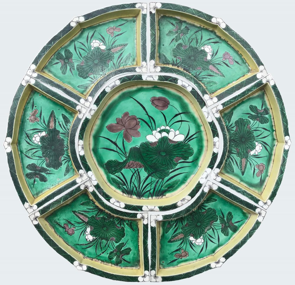 Famille verte Porcelain 19th century, China