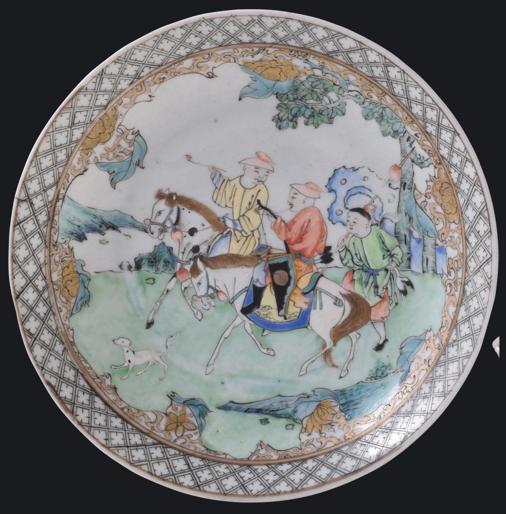 Famille rose Porcelaine Kangxi (1662-1722), China Famille rose Porcelaine Kangxi (1662-1722), China