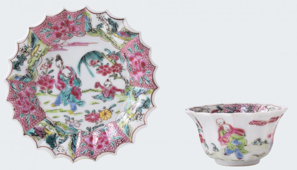 Famille rose Porcelain Yongzheng (1723-1735), China Famille rose Porcelain Yongzheng (1723-1735), China