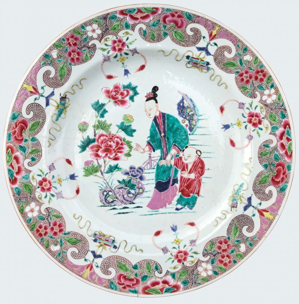 Famille rose Porcelain Late Yongzheng (1723-1735), early Qianlong period (1736-1795), ca. 1730/1740, Famille rose Porcelain Late Yongzheng (1723-1735), early Qianlong period (1736-1795), ca. 1730/1740,