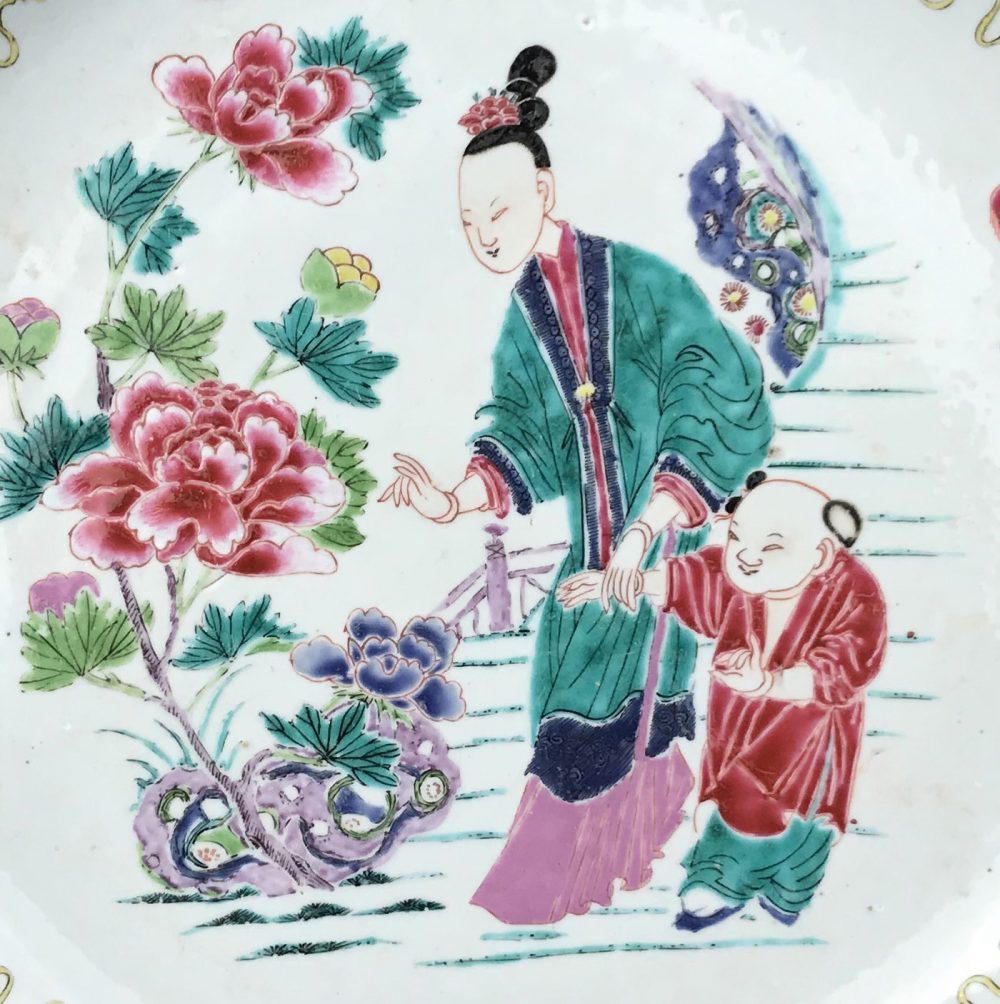 Famille rose Porcelain Late Yongzheng (1723-1735), early Qianlong period (1736-1795), ca. 1730/1740, Famille rose Porcelain Late Yongzheng (1723-1735), early Qianlong period (1736-1795), ca. 1730/1740,