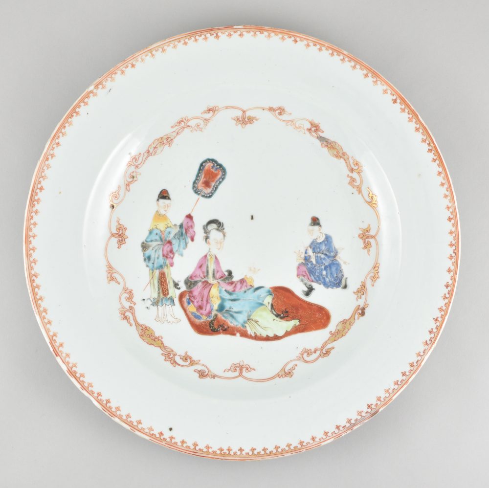 Famille rose Porcelain Qianlong (1735-1795), circa 1770, China Famille rose Porcelain Qianlong (1735-1795), circa 1770, China