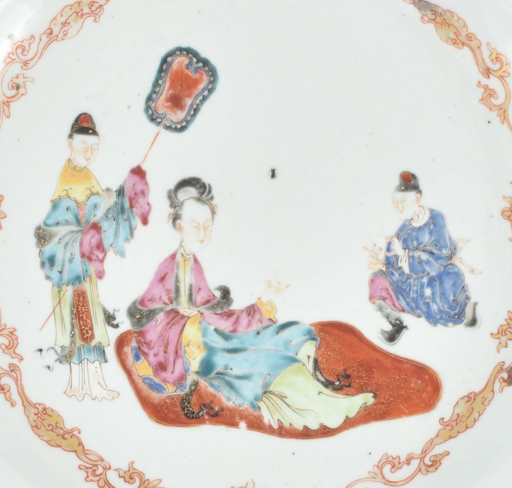 Famille rose Porcelain Qianlong (1735-1795), circa 1770, China Famille rose Porcelain Qianlong (1735-1795), circa 1770, China