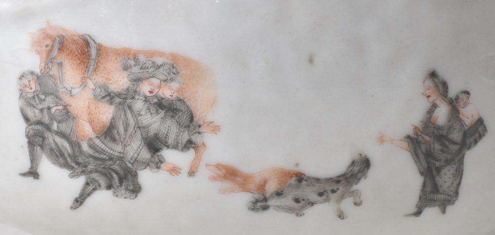 Porcelain Qianlong (1735-1795), circa 1750, China Porcelain Qianlong (1735-1795), circa 1750, China