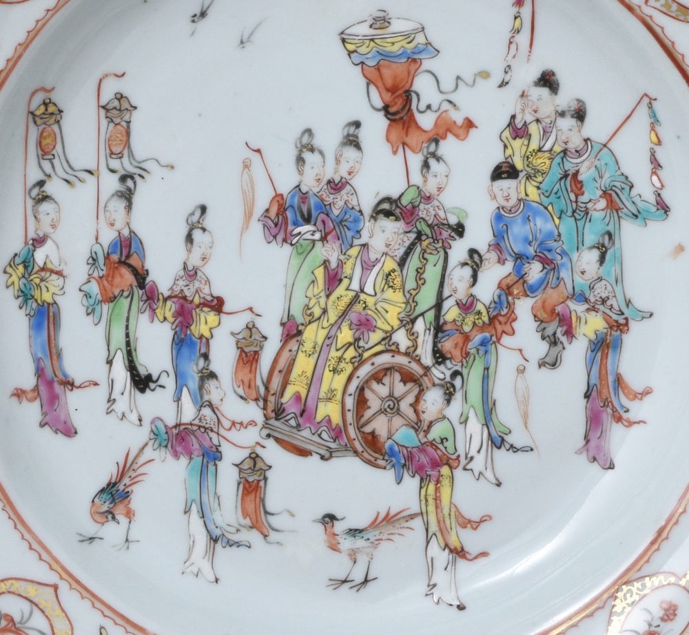 Famille rose Porcelain Qianlong (1735-1795), circa 1760, China Famille rose Porcelain Qianlong (1735-1795), circa 1760, China