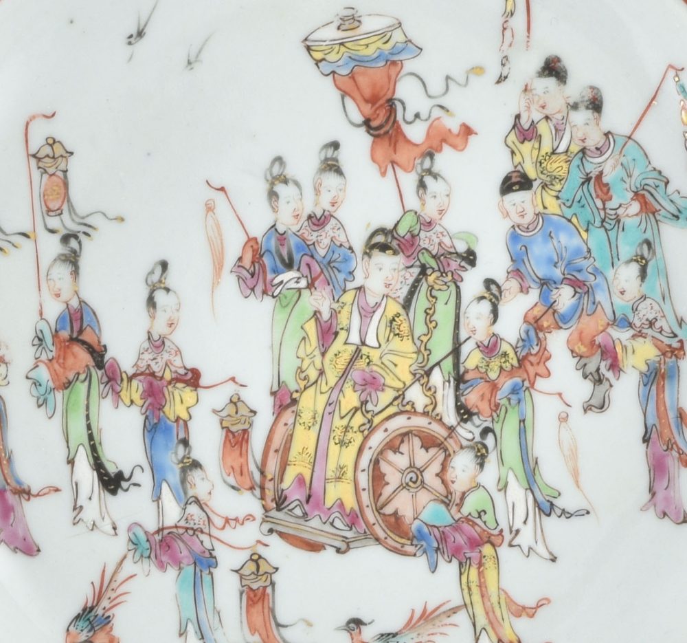 Famille rose Porcelain Qianlong (1735-1795), circa 1760, China Famille rose Porcelain Qianlong (1735-1795), circa 1760, China