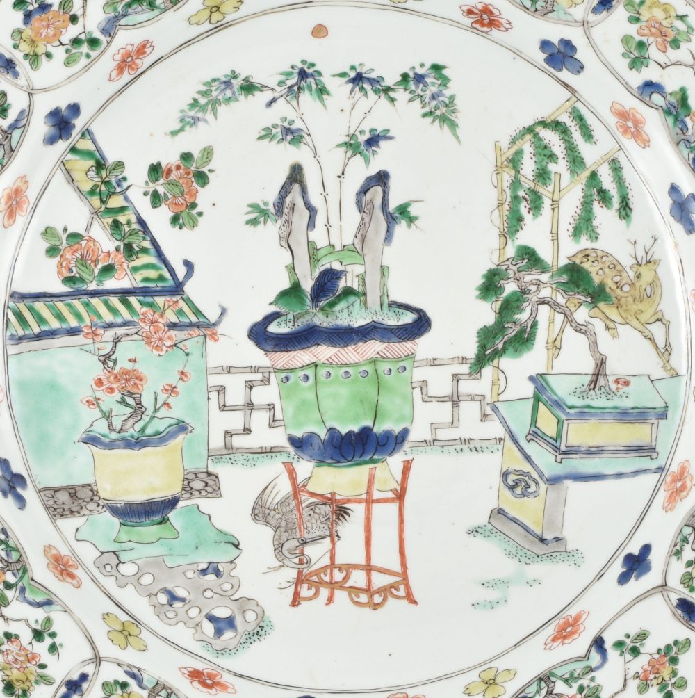 Famille verte Porcelain Kangxi (1662-1722), China Famille verte Porcelain Kangxi (1662-1722), China