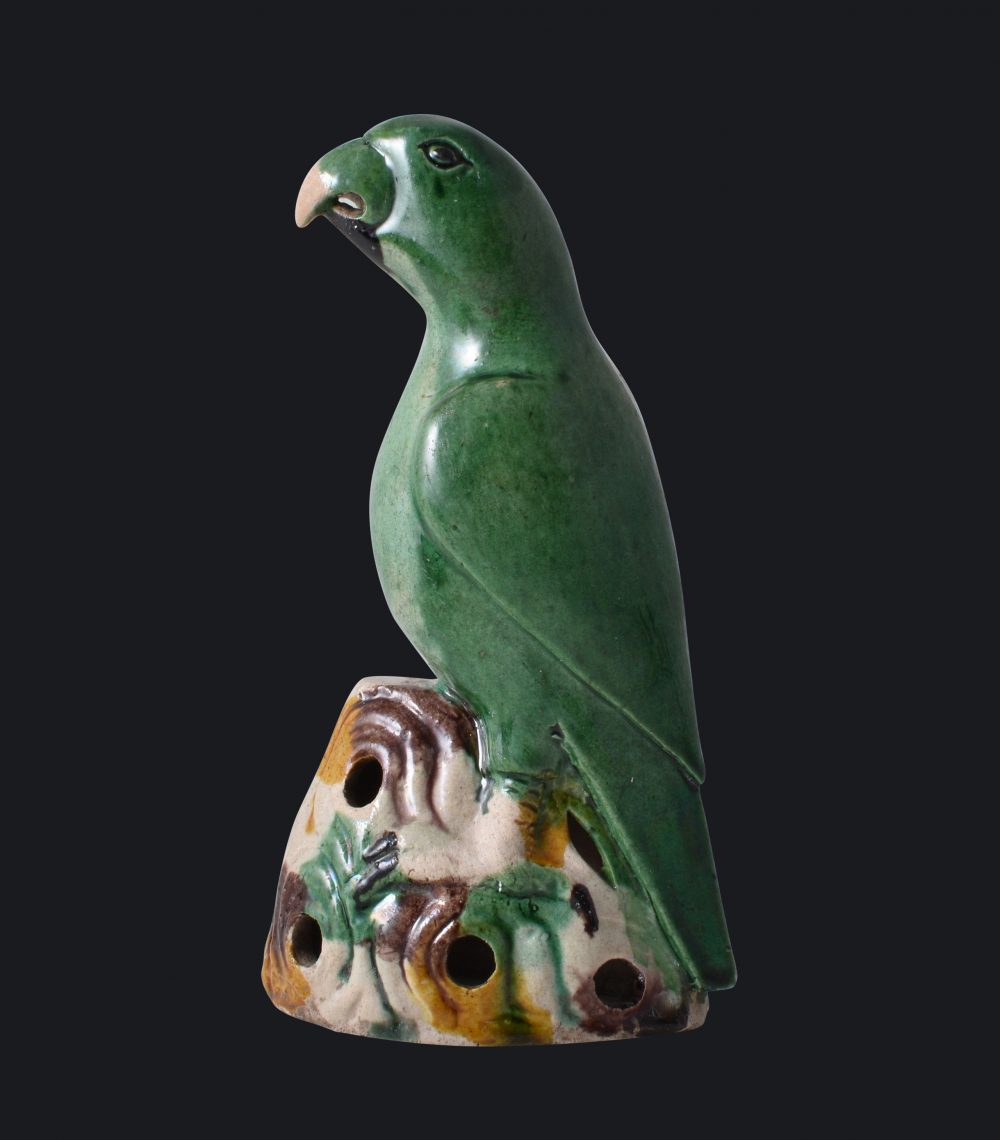 Famille verte Porcelain decorated with famille verte enamels on the biscuit Kangxi (1662-1722), China Famille verte Porcelain decorated with famille verte enamels on the biscuit Kangxi (1662-1722), China