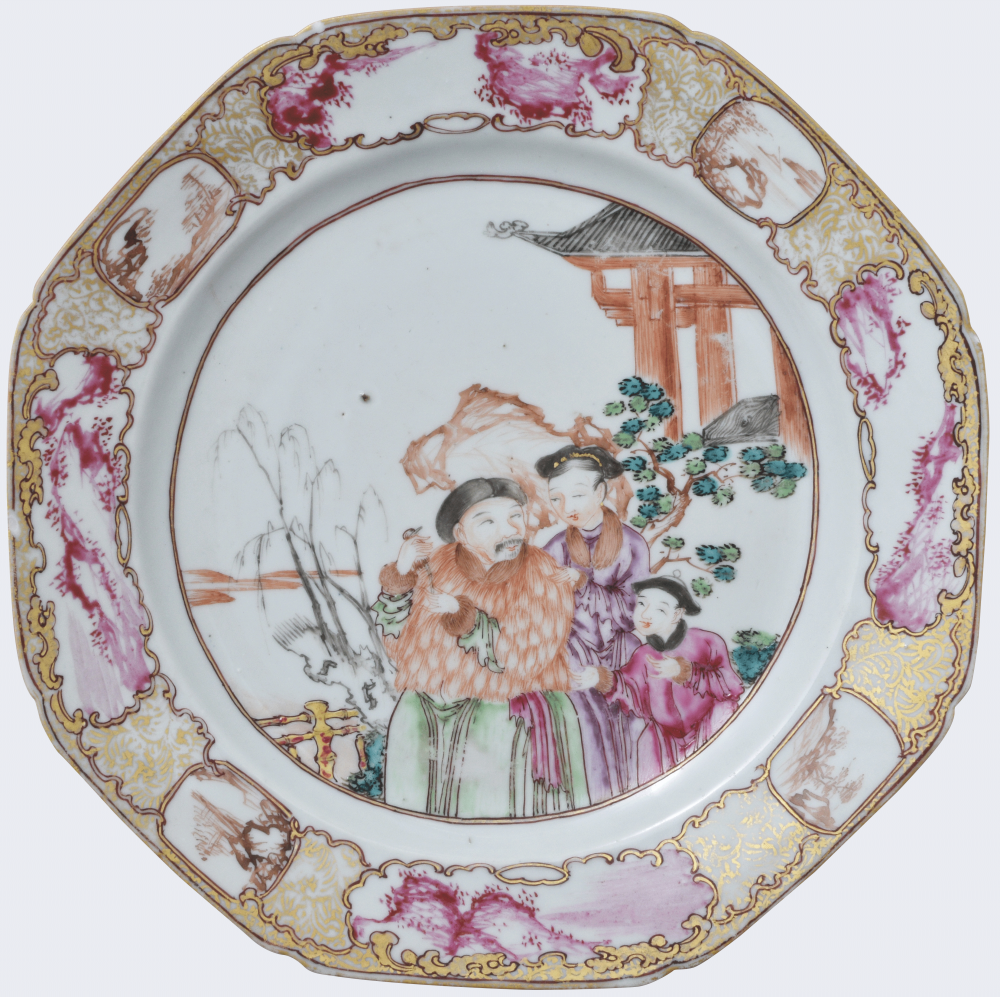 Famille rose Porcelain Qianlong (1735-1795), China Famille rose Porcelain Qianlong (1735-1795), China