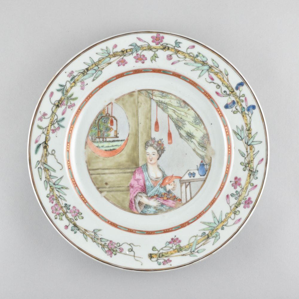 Famille rose Porcelain Qianlong (1735-1795), circa 1755, China Famille rose Porcelain Qianlong (1735-1795), circa 1755, China