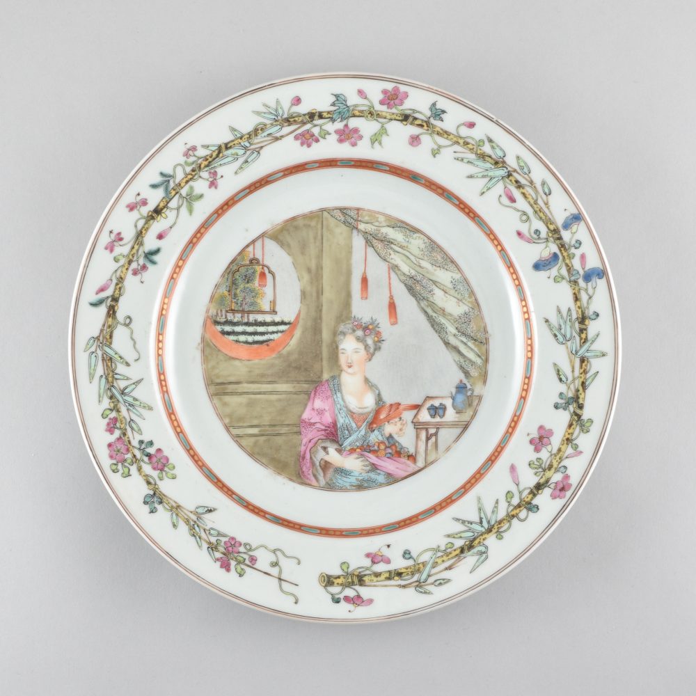 Famille rose Porcelain Qianlong (1735-1795), circa 1755, China Famille rose Porcelain Qianlong (1735-1795), circa 1755, China