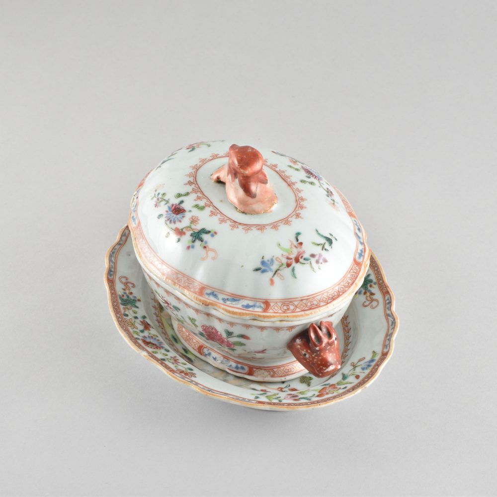 Famille rose Porcelain Qianlong (1735-1795), Chine