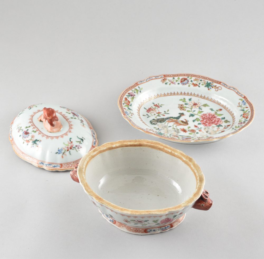 Famille rose Porcelain Qianlong (1735-1795), Chine Famille rose Porcelain Qianlong (1735-1795), Chine