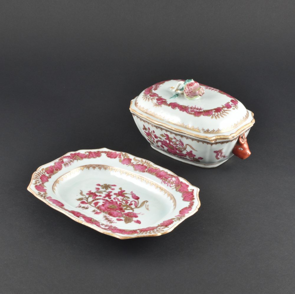 Famille rose Porcelain Qianlong (1735-1795), circa 1760, China Famille rose Porcelain Qianlong (1735-1795), circa 1760, China