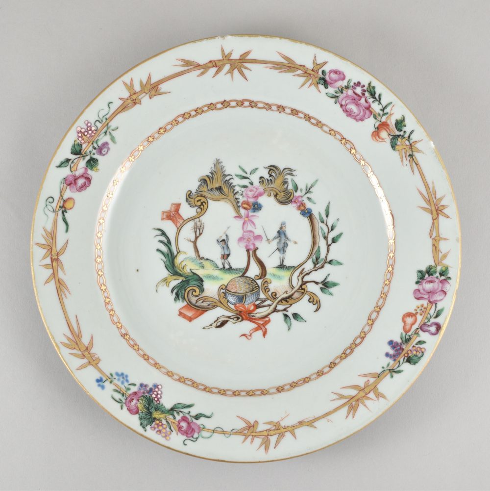 Famille rose Porcelain Qianlong (1735-1795), ca. 1775, China (for the Spanish market) Famille rose Porcelain Qianlong (1735-1795), ca. 1775, China (for the Spanish market)