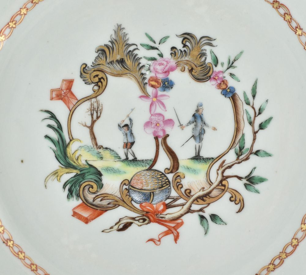 Famille rose Porcelain Qianlong (1735-1795), ca. 1775, China (for the Spanish market) Famille rose Porcelain Qianlong (1735-1795), ca. 1775, China (for the Spanish market)