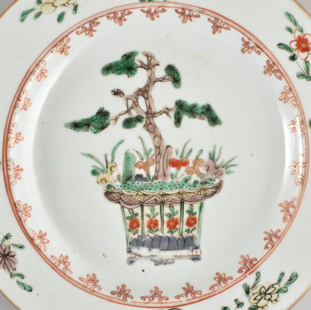 Famille verte Porcelain Kangxi (1662-1722), China Famille verte Porcelain Kangxi (1662-1722), China