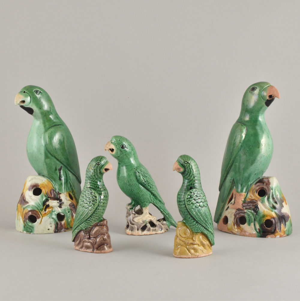 Famille verte Porcelain (biscuit) Kangxi (1662-1722), China