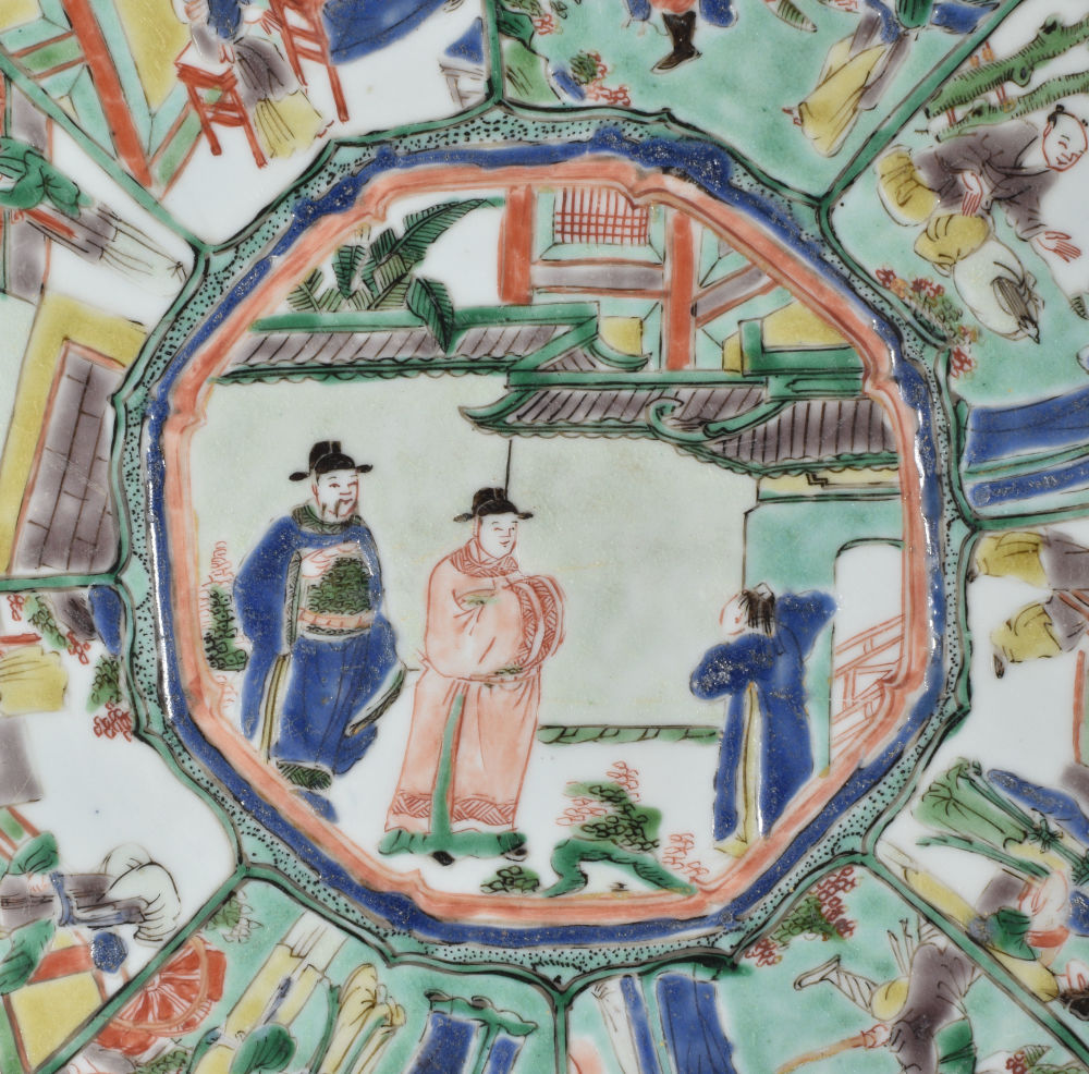 Famille verte Porcelain Kangxi (1662-1722), China Famille verte Porcelain Kangxi (1662-1722), China