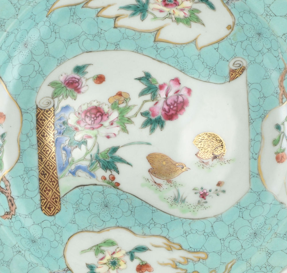 Porcelain Qianlong (1735-1795), circa 1740/1750, China Porcelain Qianlong (1735-1795), circa 1740/1750, China