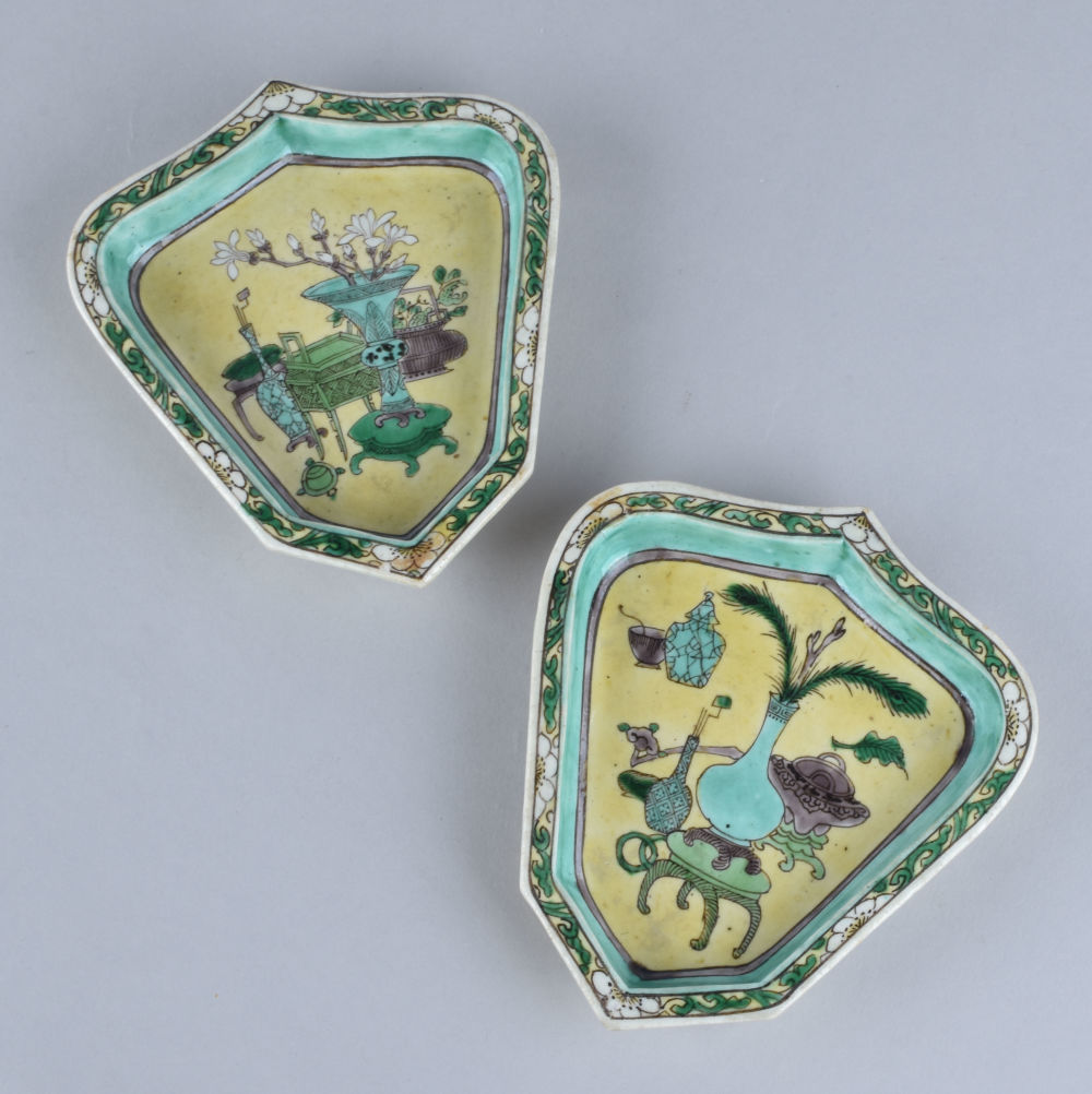 Famille verte Porcelain Kangxi (1662-1722), China Famille verte Porcelain Kangxi (1662-1722), China