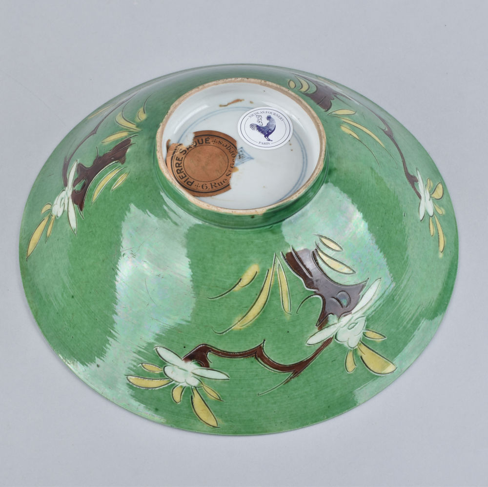 Famille verte Porcelain (biscuit) Kangxi (1662-1722), China Famille verte Porcelain (biscuit) Kangxi (1662-1722), China