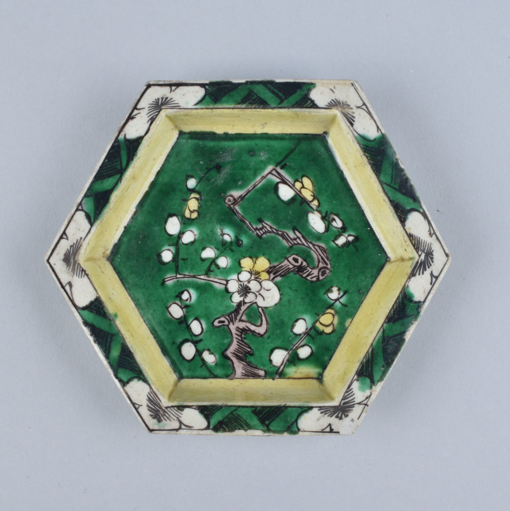 Famille verte Porcelaine (biscuit) Kangxi (1662-1722), China