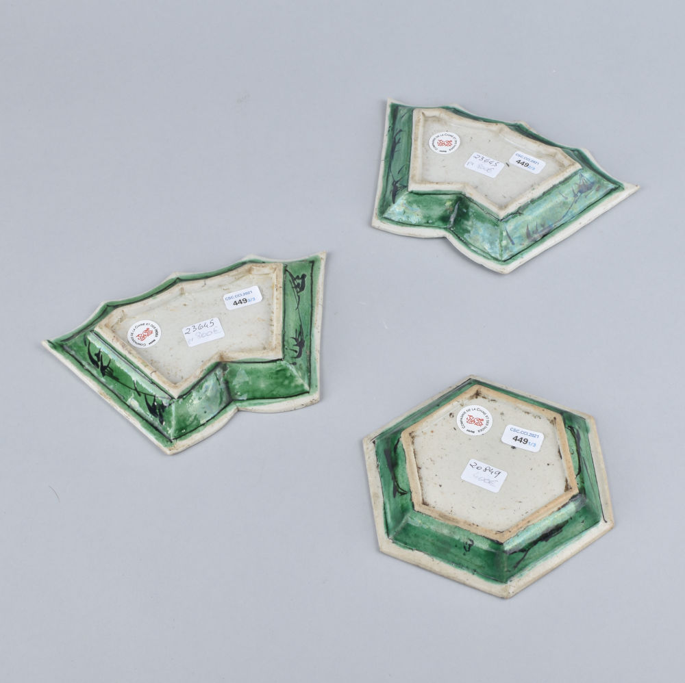 Famille verte Porcelaine (biscuit) Kangxi (1662-1722), China Famille verte Porcelaine (biscuit) Kangxi (1662-1722), China