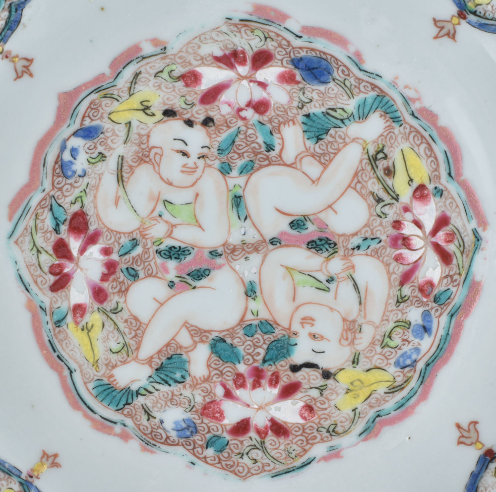 Famille rose Porcelain Yongzheng (1723-1735), circa 1735, China Famille rose Porcelain Yongzheng (1723-1735), circa 1735, China