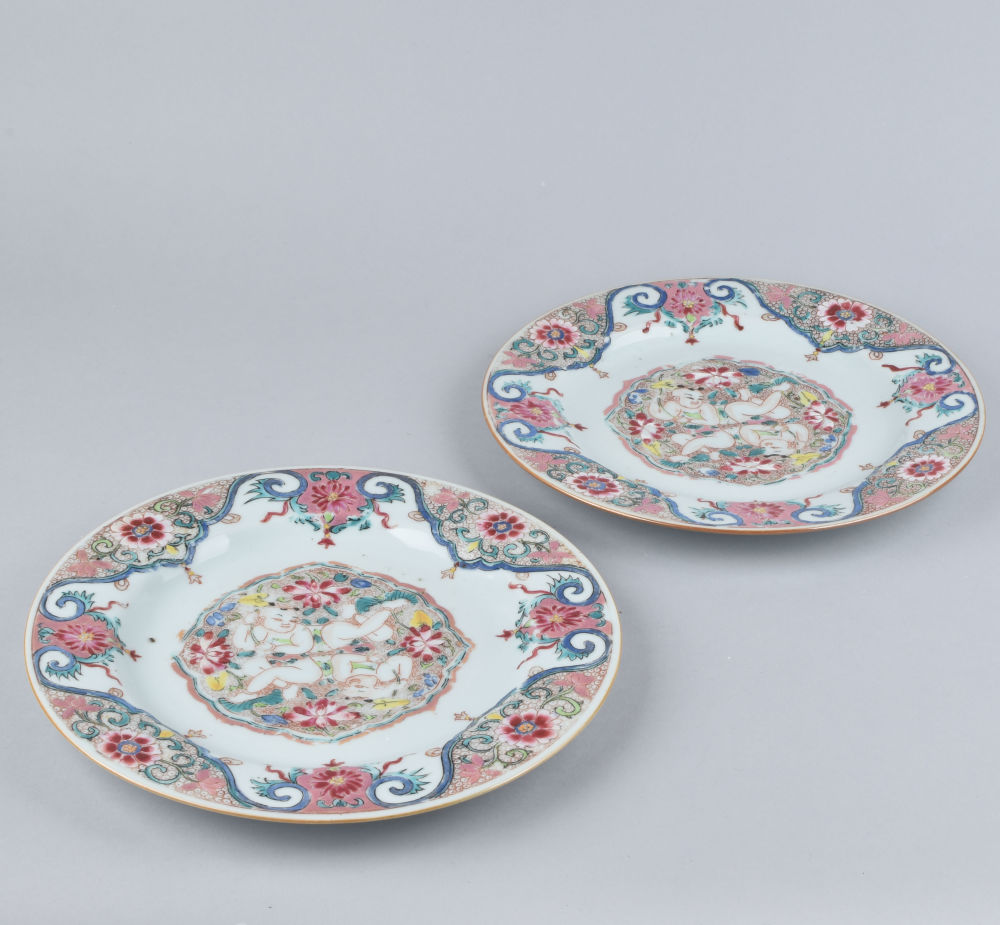 Famille rose Porcelain Yongzheng (1723-1735), circa 1735, China Famille rose Porcelain Yongzheng (1723-1735), circa 1735, China