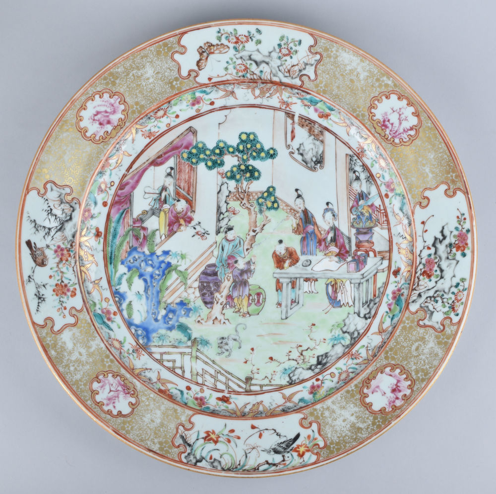 Famille rose Porcelain Qianlong (1736-1795), circa 1760, China Famille rose Porcelain Qianlong (1736-1795), circa 1760, China