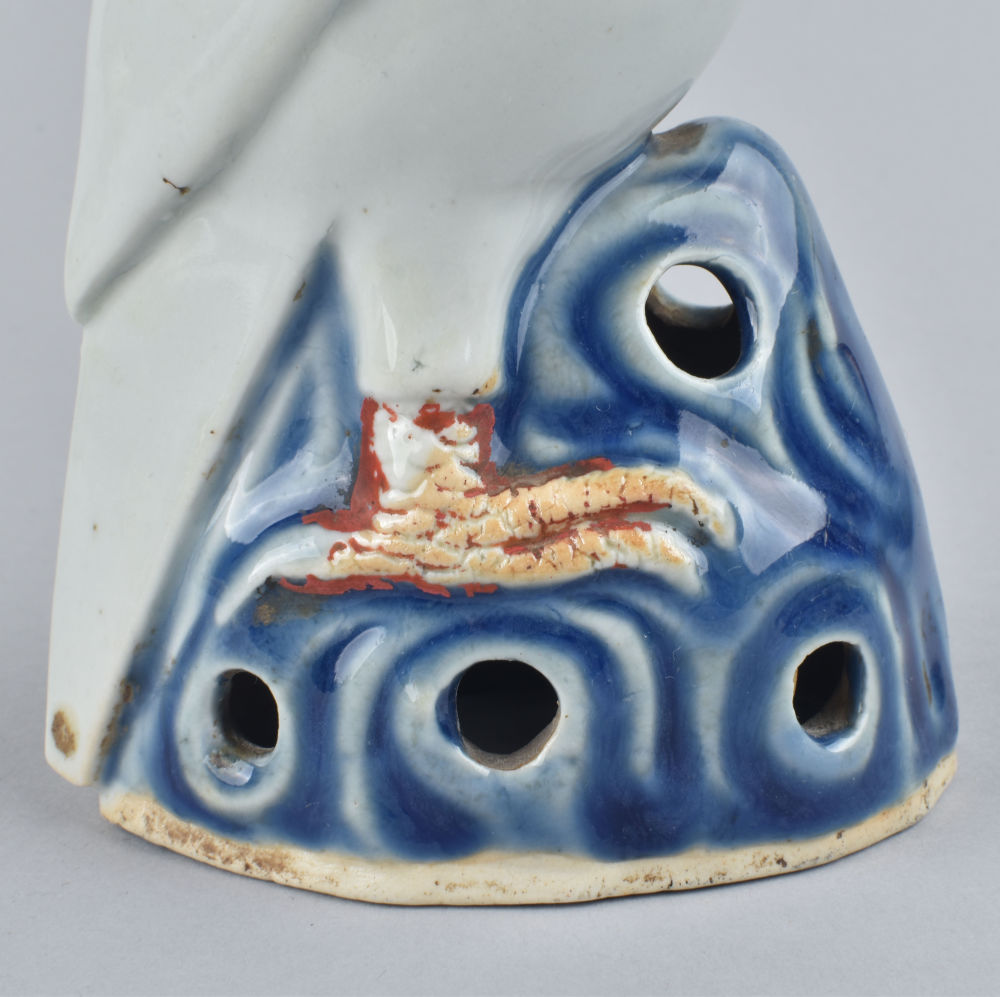 Porcelain (decorated with blue and brown glazes) Kangxi (1662-1722), China