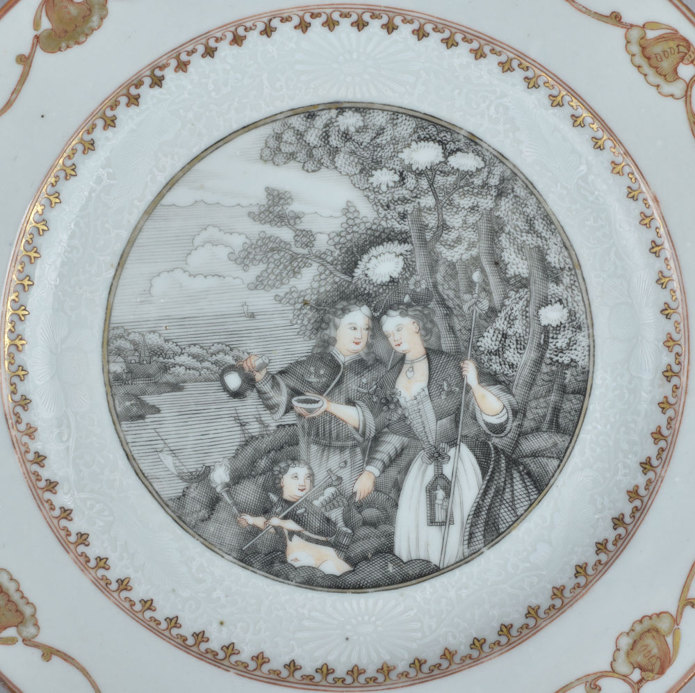 Porcelain Qianlong (1736-1795), ca. 1745, China Porcelain Qianlong (1736-1795), ca. 1745, China