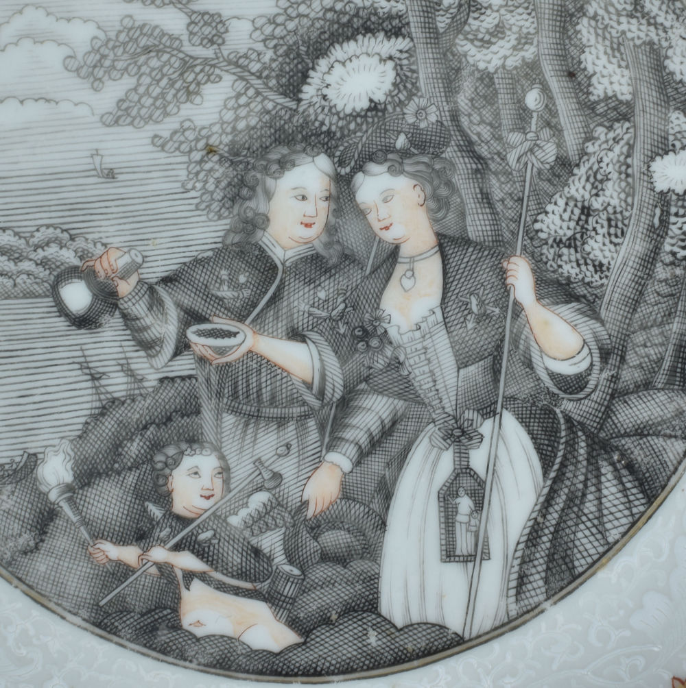 Porcelain Qianlong (1736-1795), ca. 1745, China Porcelain Qianlong (1736-1795), ca. 1745, China