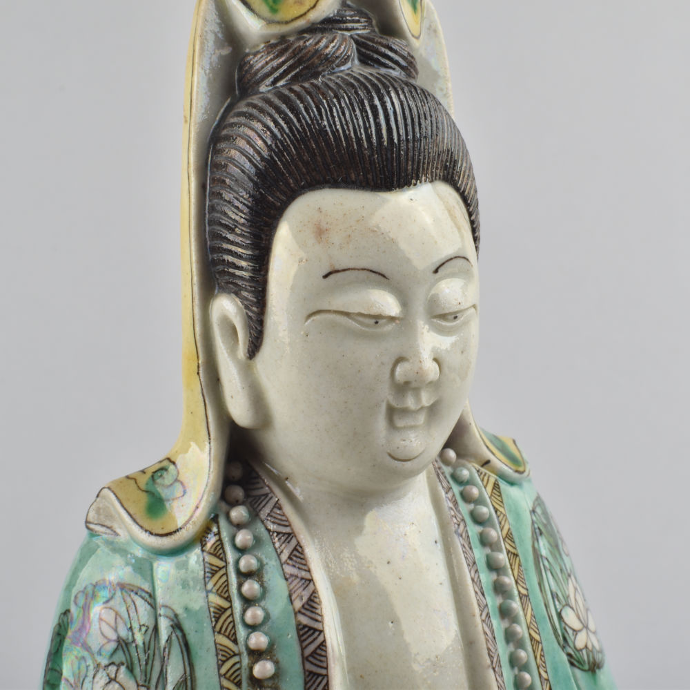 Famille verte Porcelain (biscuit) Kangxi (1662-1722), China Famille verte Porcelain (biscuit) Kangxi (1662-1722), China