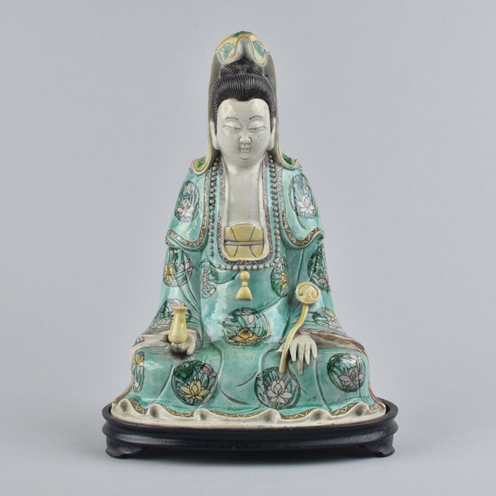 Famille verte Porcelain (biscuit) Kangxi (1662-1722), China Famille verte Porcelain (biscuit) Kangxi (1662-1722), China