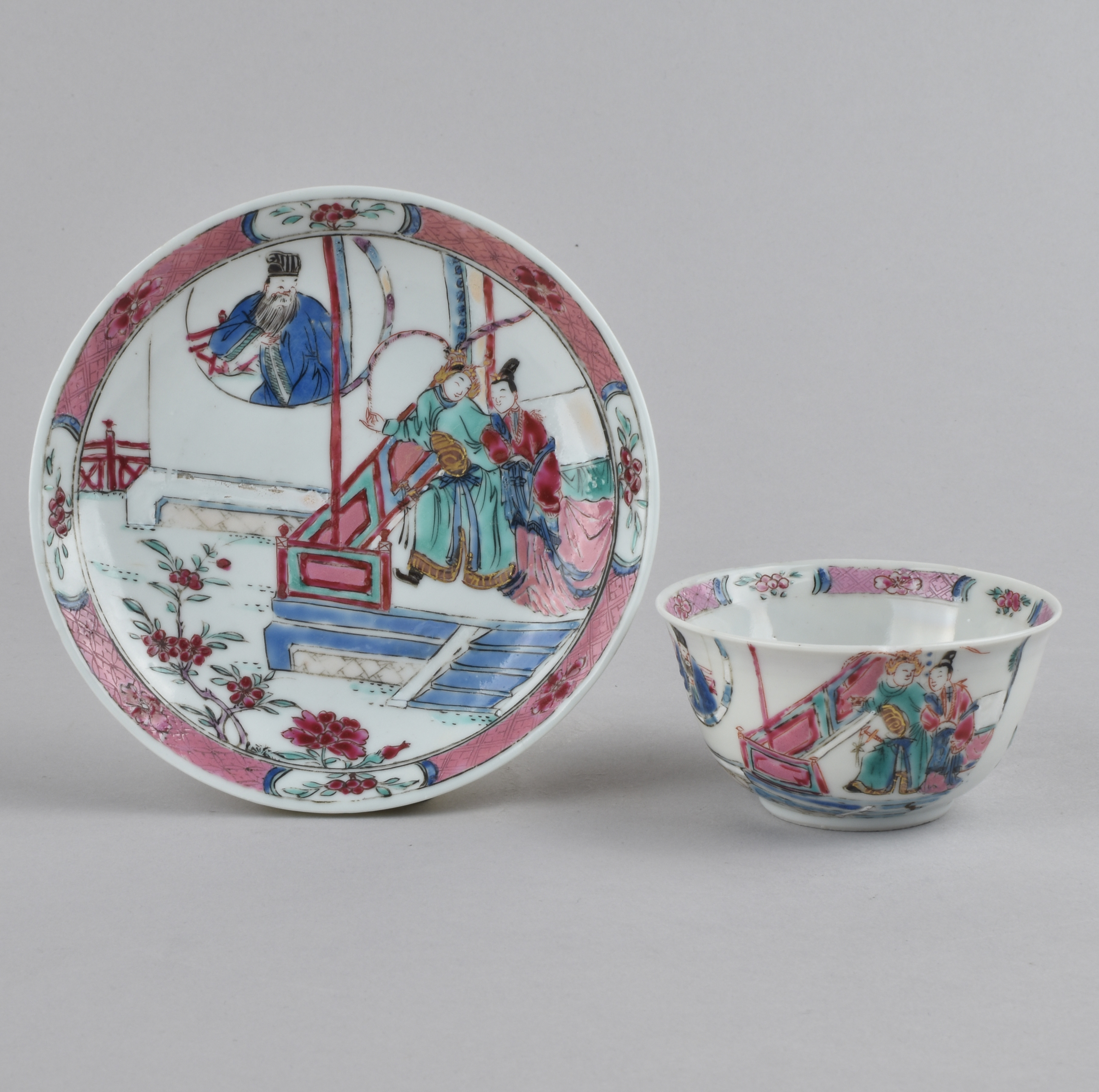 Famille rose Porcelain Yongzheng (1723-1735), China Famille rose Porcelain Yongzheng (1723-1735), China