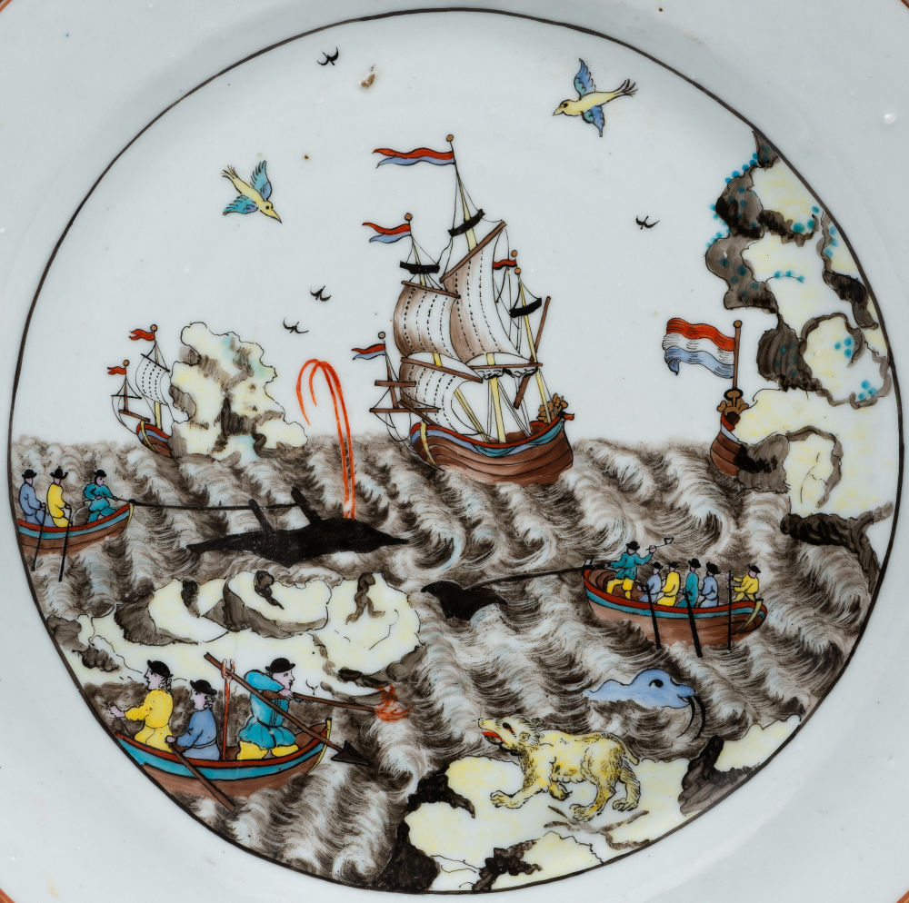 Porcelain Qianlong (1735-1795), ca. 1730/1750, China Porcelain Qianlong (1735-1795), ca. 1730/1750, China