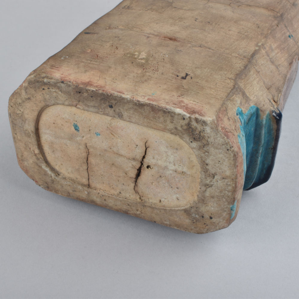 Porcelain decorated with turquoise and aubergine enamels on the biscuit Ming Dynasty (1368-1644), late 16th to early 17th c., China Porcelain decorated with turquoise and aubergine enamels on the biscuit Ming Dynasty (1368-1644), late 16th to early 17th c., China